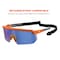 Ergodyne AEGIR, Safety Glasses, Blue Mirror Lens, Orange Frame AEGR-AFSPM - alternate 5